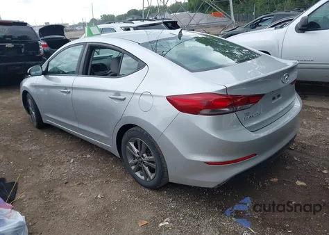 2018 Hyundai Elantra Sel z USA, uszkodzony, nr VIN 5NPD84LF1JH330011